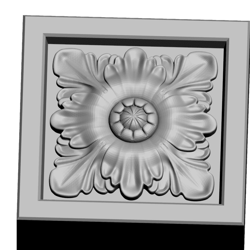 картинка Розетка резная D16-141 3D-STL.COM