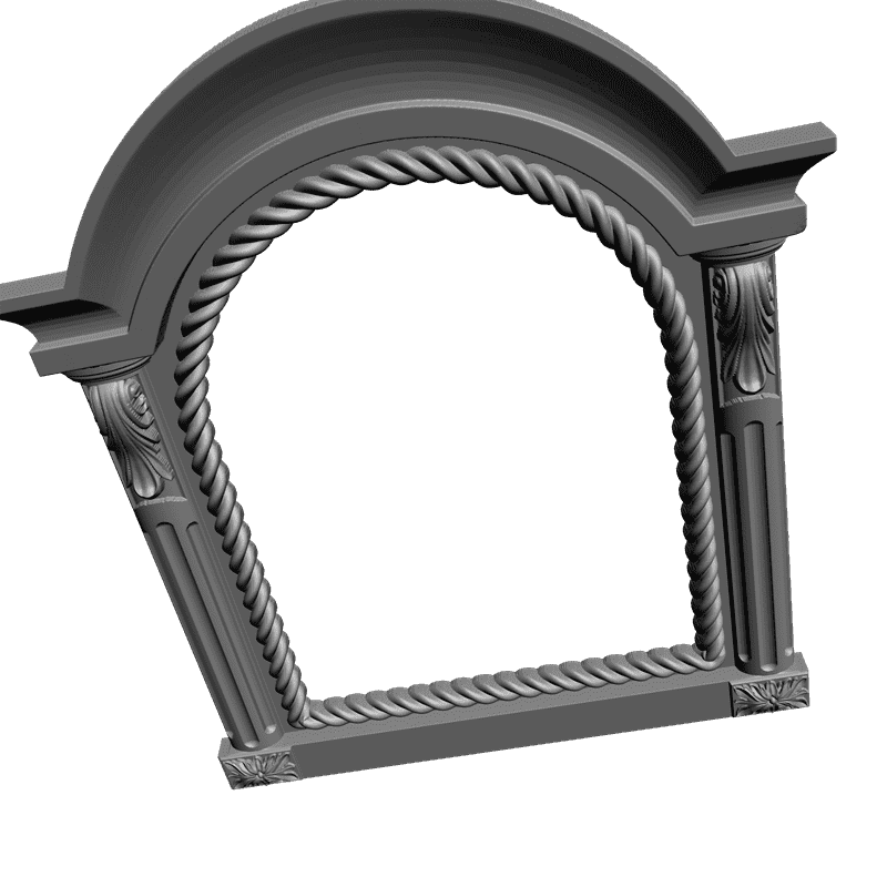 картинка Рама резная для иконы D14-199 3D-STL.COM