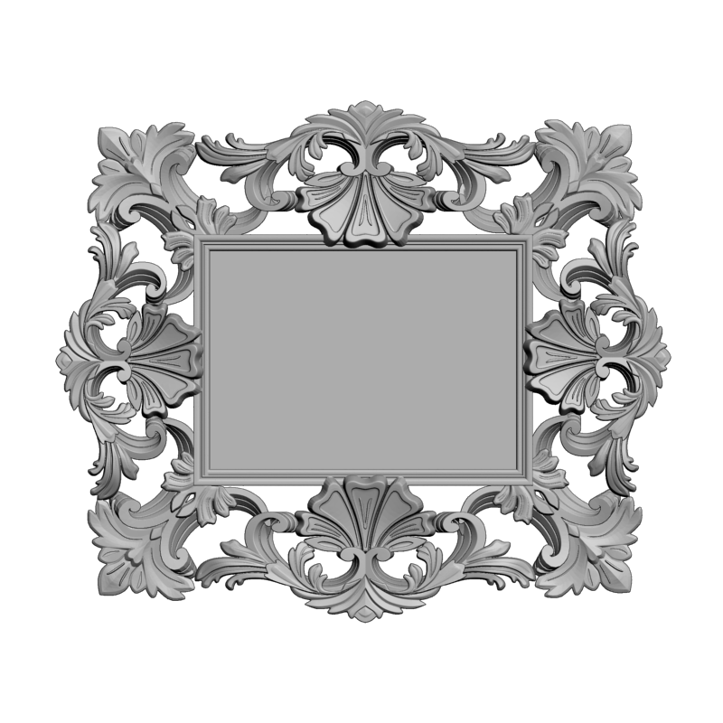 картинка Рама резная D14-529 3D-STL.COM