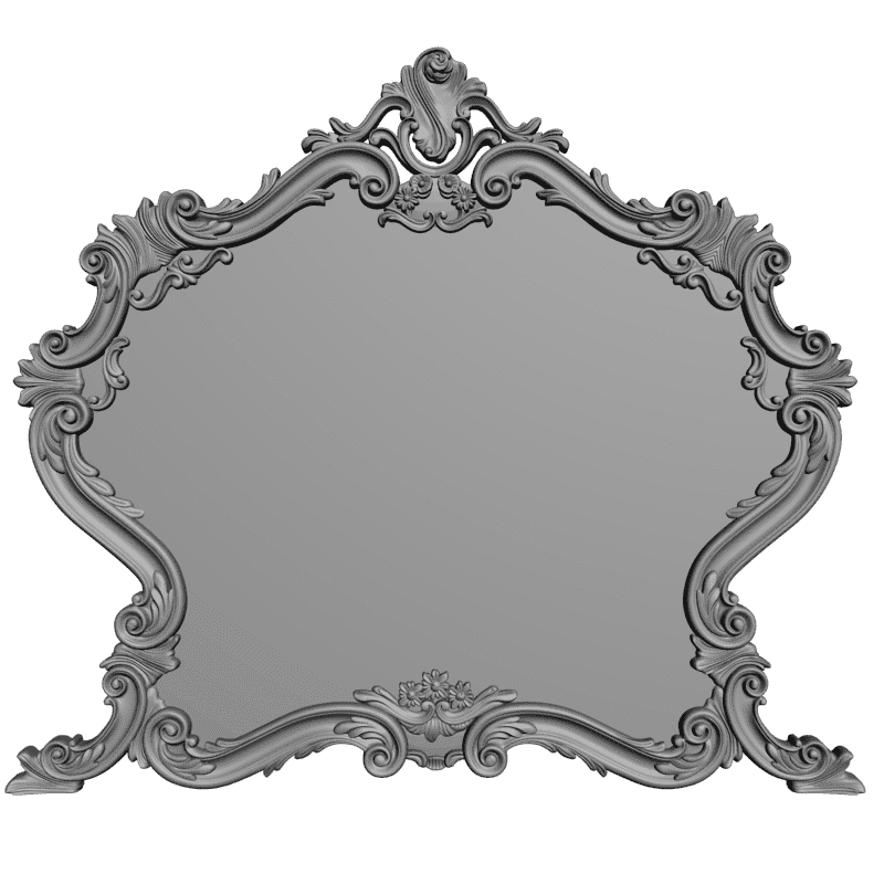 картинка Рамка зеркала D14-335 3D-STL.COM