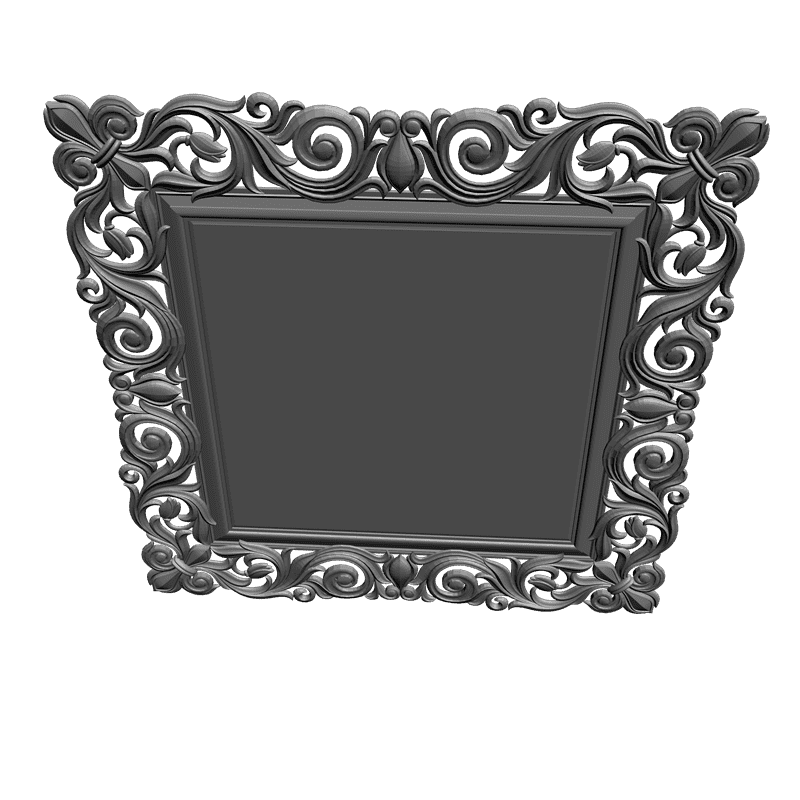 картинка Рама квадратная под картину D14-099 3D-STL.COM