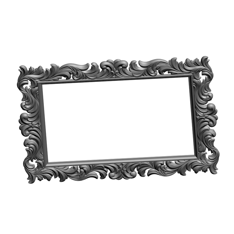 картинка Рамка резная D14-640 3D-STL.COM