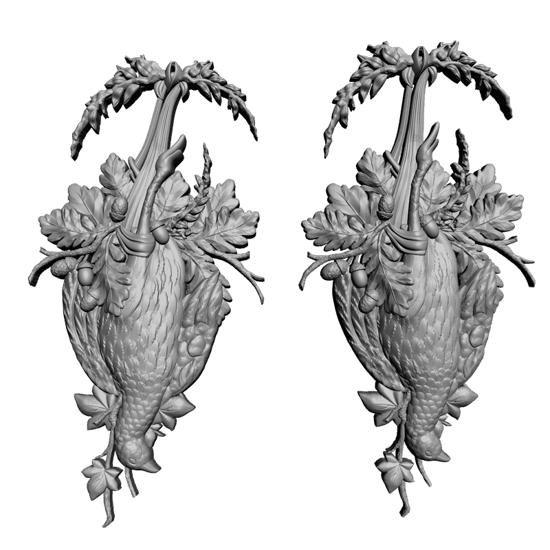 картинка Утка. Трафей F3-031 3D-STL.COM