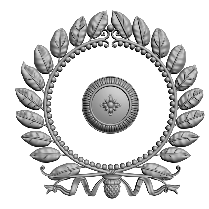 картинка Накладка резная D10-314 3D-STL.COM