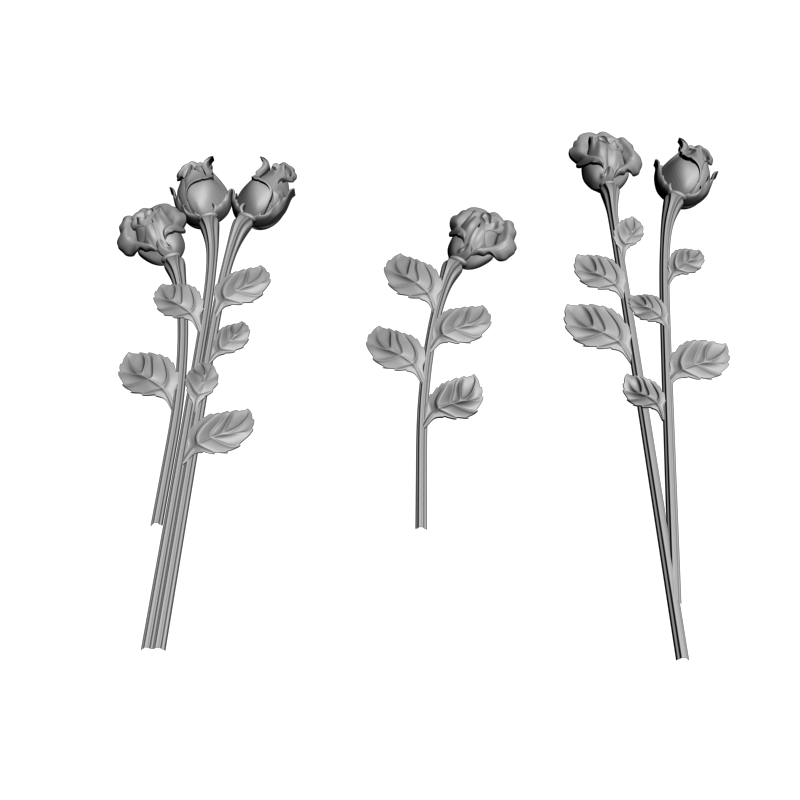 картинка Розы F4-131 3D-STL.COM
