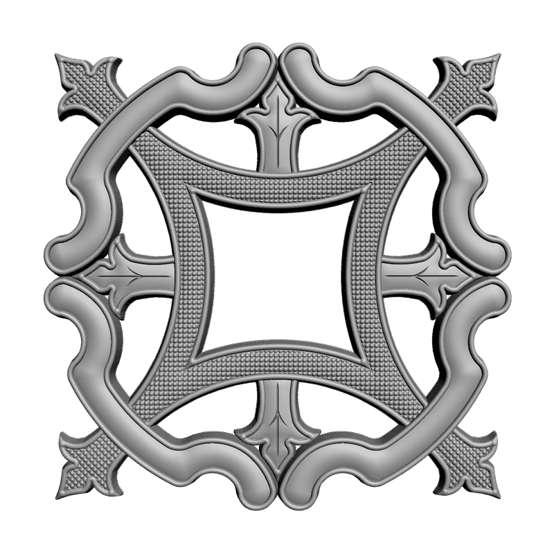 картинка Накладка резная D10-086 3D-STL.COM