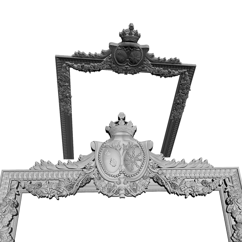 картинка Рамка резная D14-282 3D-STL.COM