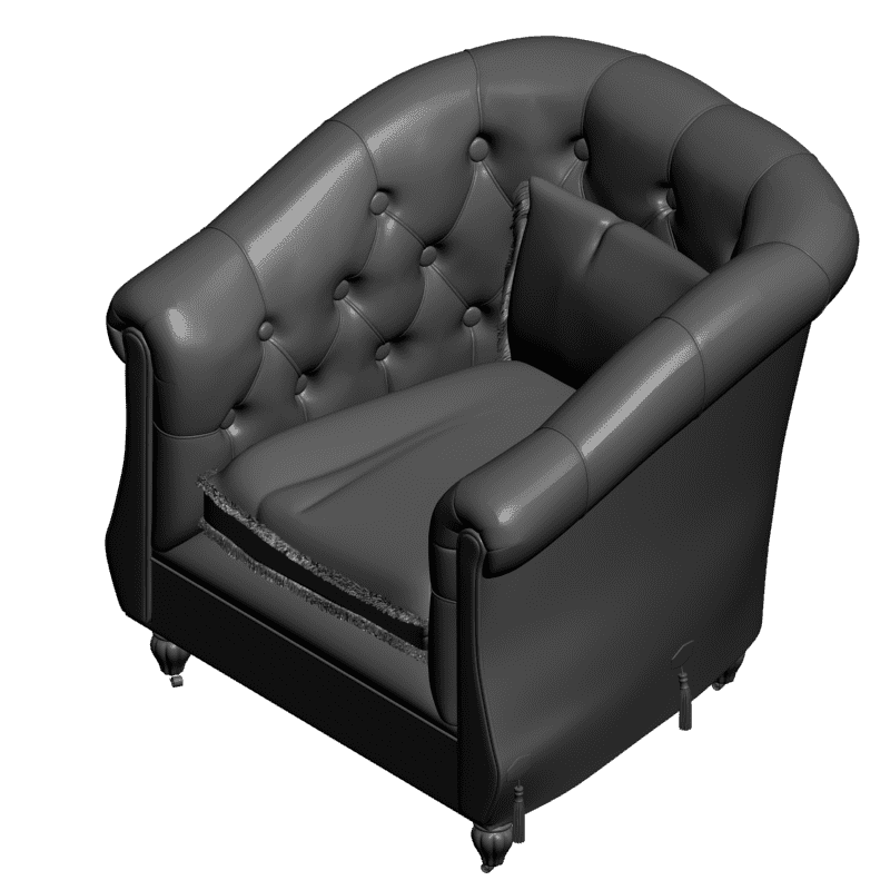 картинка Кресло M3-034 3D-STL.COM