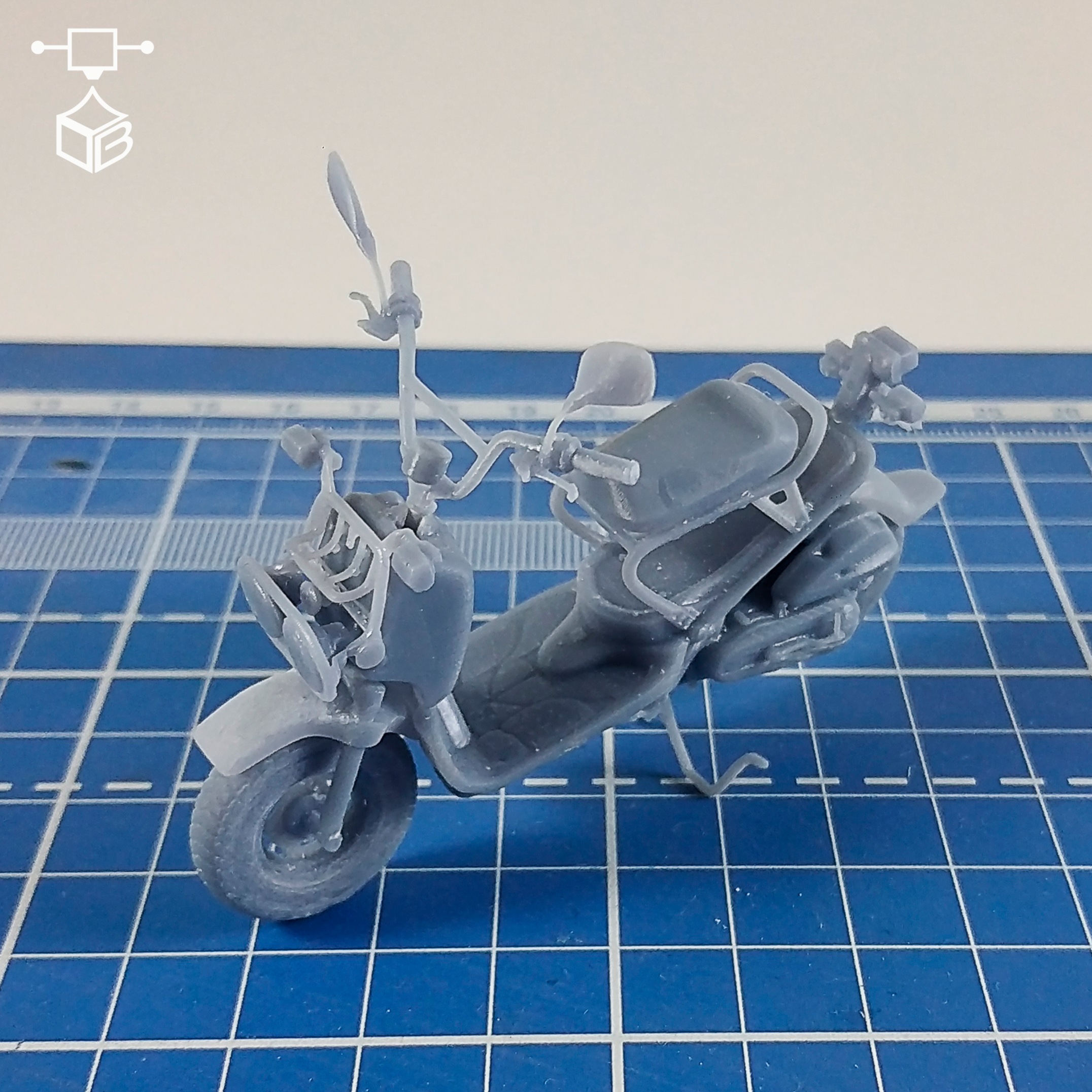 картинка Скутер HONDA ZOOMER для 3Д ПЕЧАТИ 3D-STL.COM