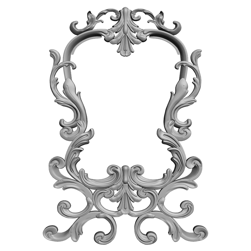 картинка Рамка резная под зеркало D14-190 3D-STL.COM
