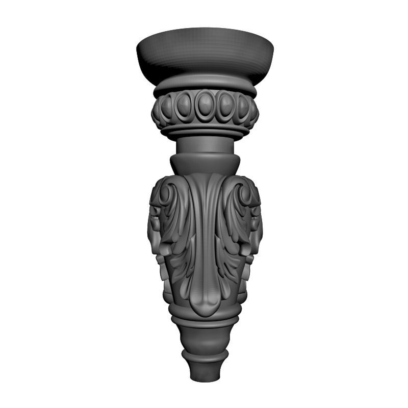 картинка Ножка мебельная M6-109 3D-STL.COM