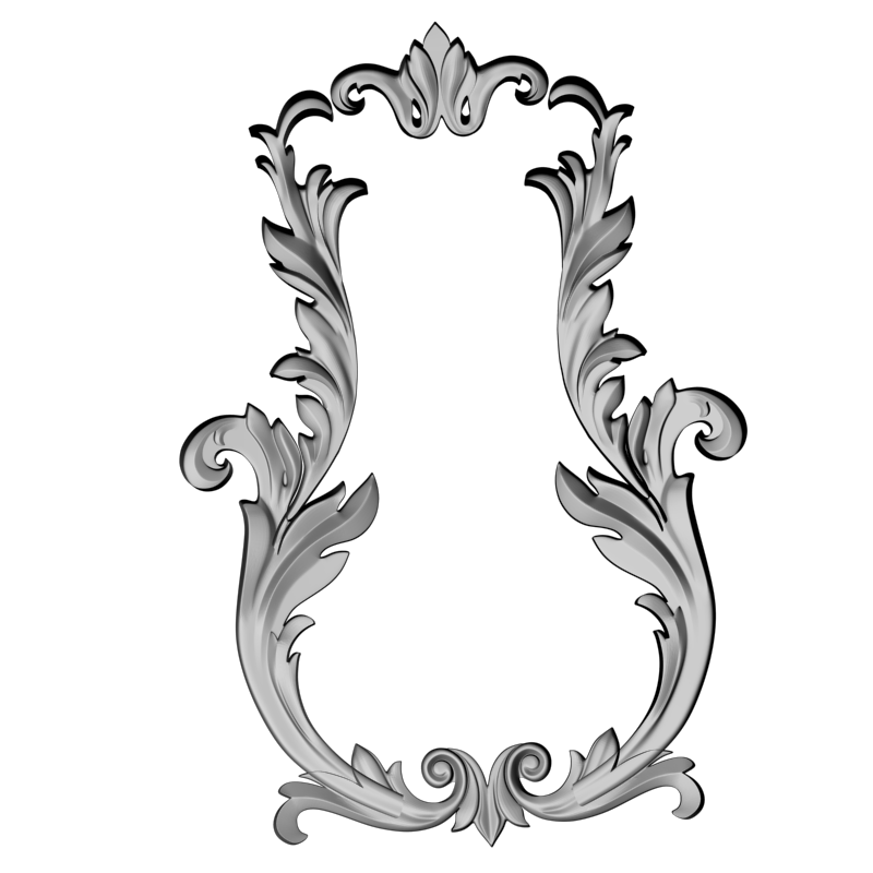 картинка Элемент декора D10-451 3D-STL.COM