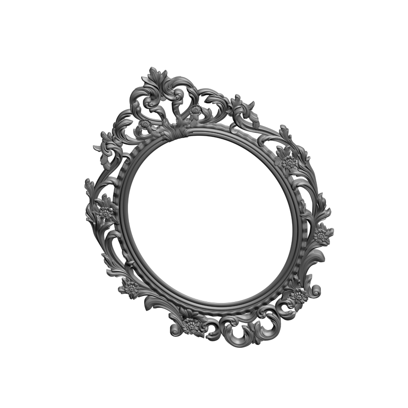 картинка Рамка резная D14-596 3D-STL.COM