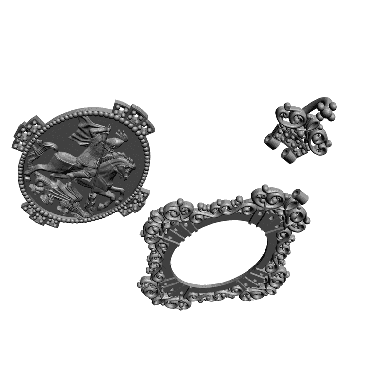 картинка Георгий Победоносец RY5-001 3D-STL.COM