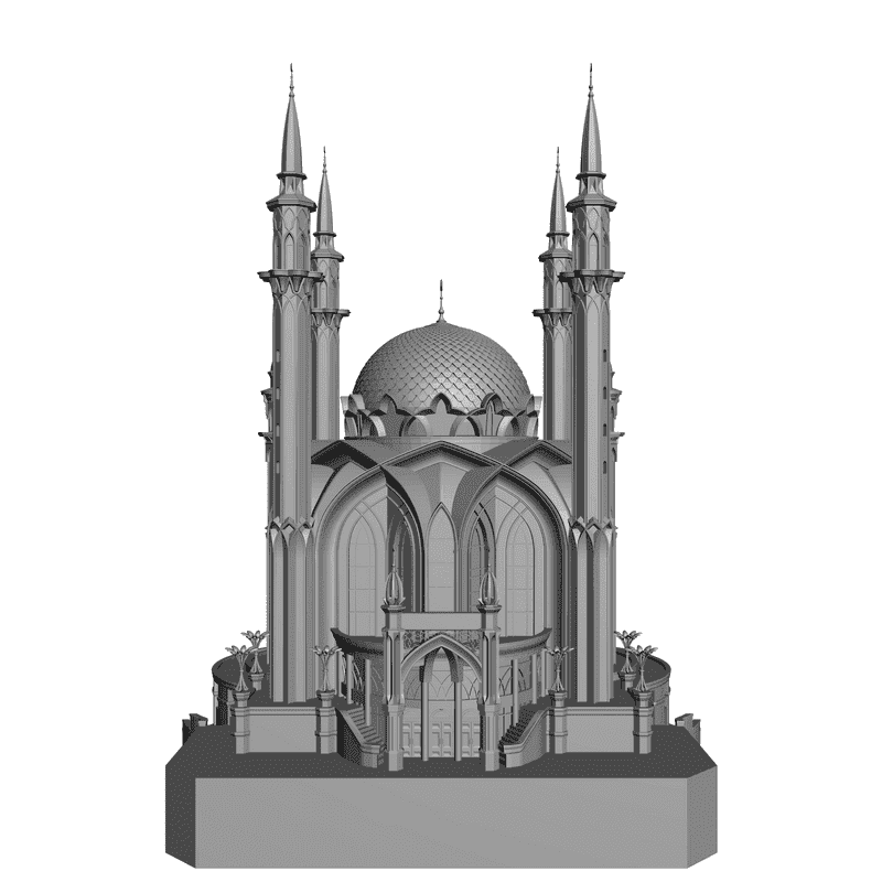картинка Мечеть H1-001 3D-STL.COM