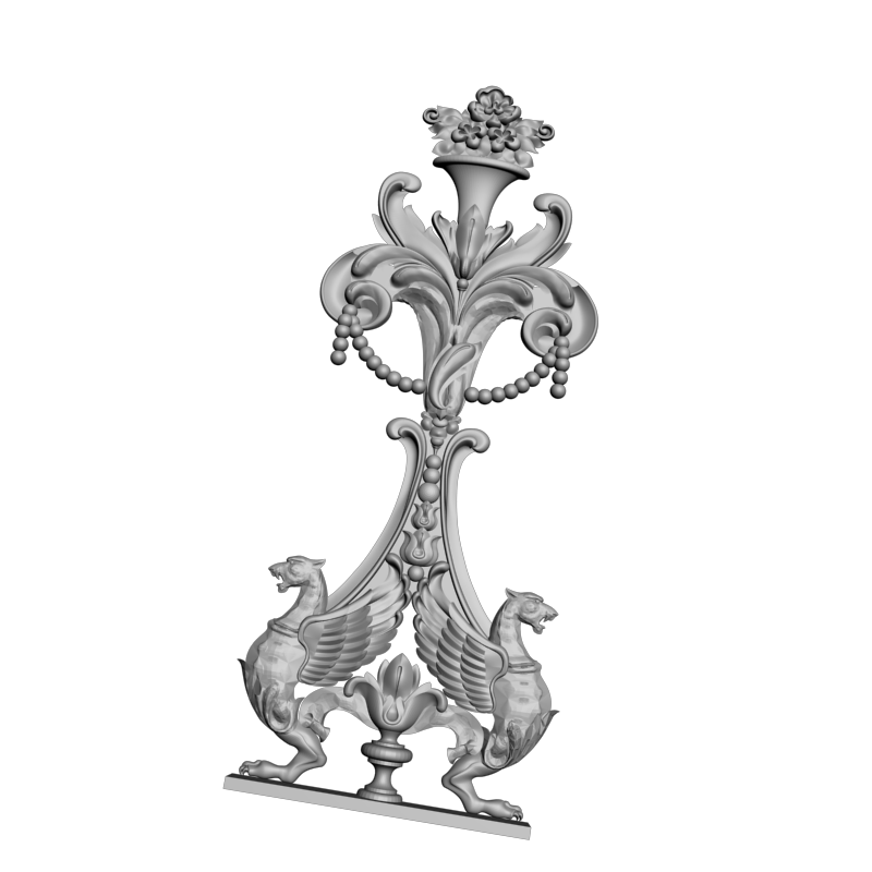 картинка Накладка декоративная D10-433 3D-STL.COM