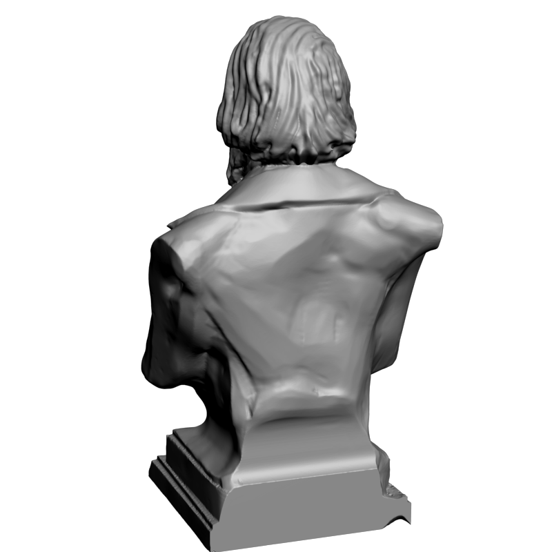 картинка Скульптура головы человека L2-065 3D-STL.COM