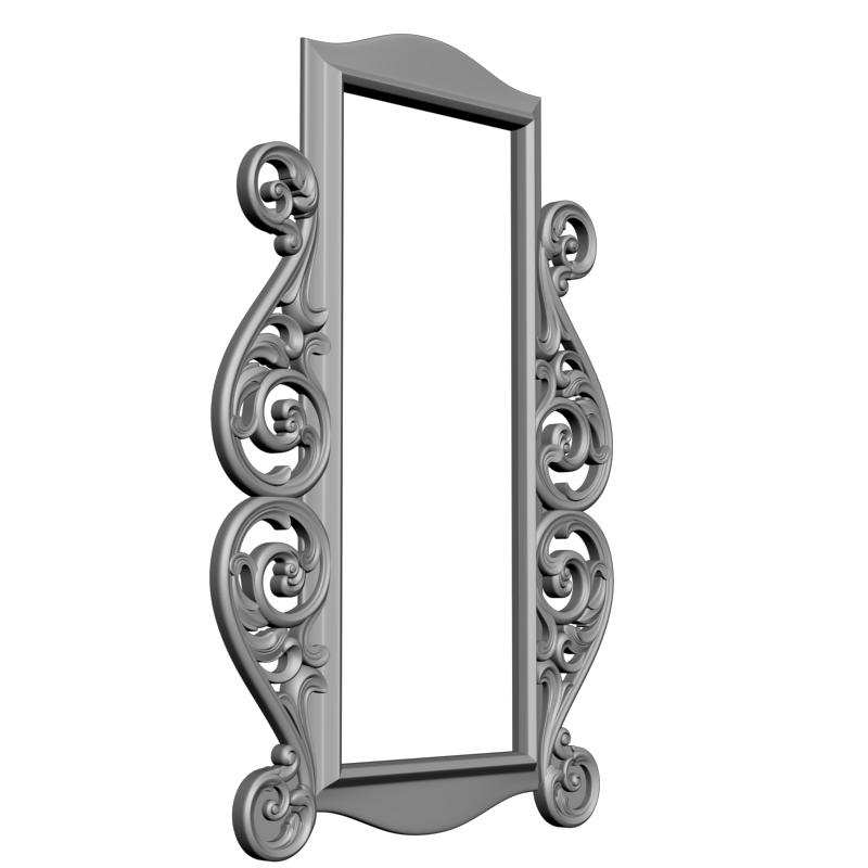 картинка Рама резная D14-436 3D-STL.COM