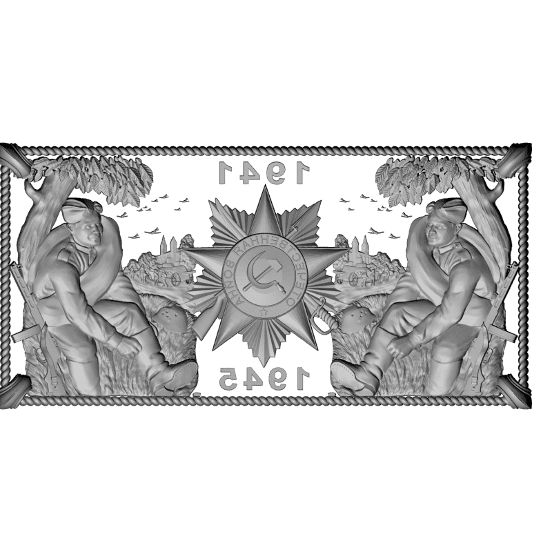 картинка Нарды 9 Мая PI2-084 3D-STL.COM