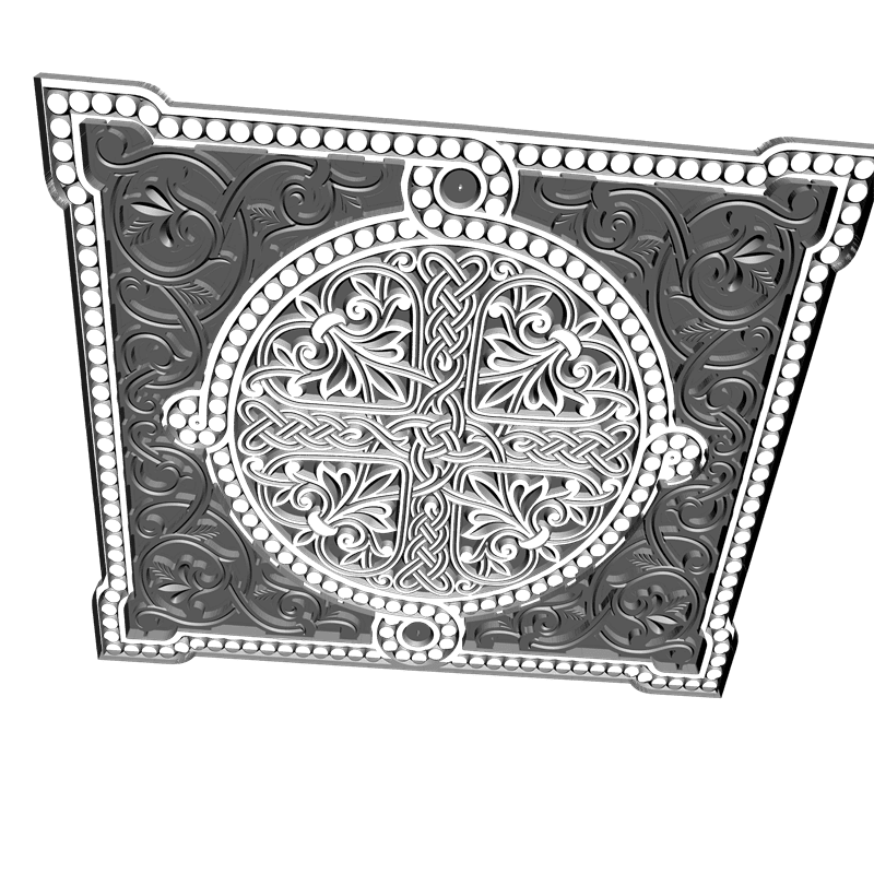 картинка Панель резная D11-034 3D-STL.COM