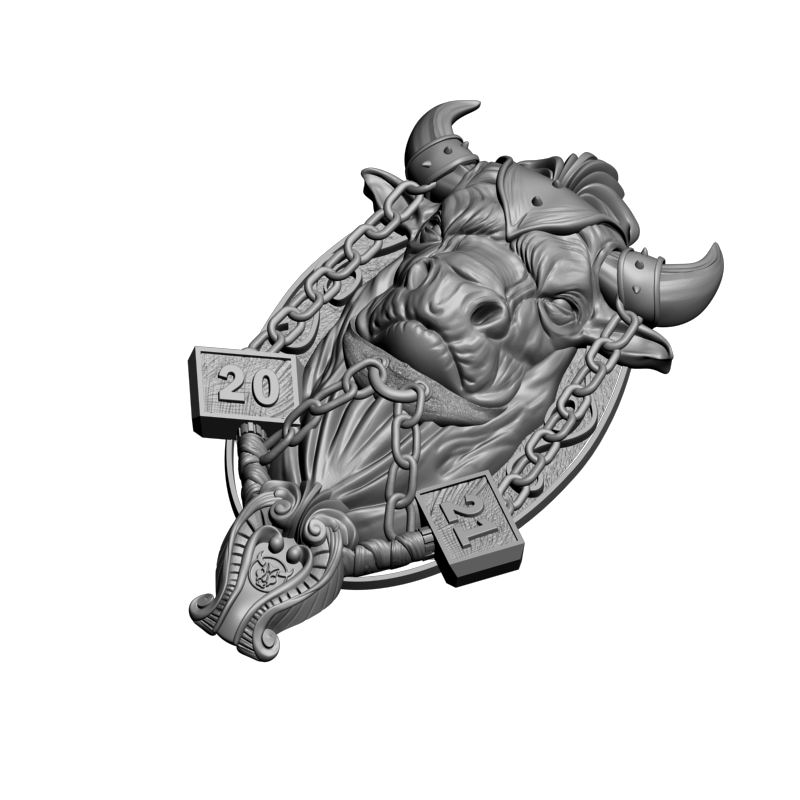 картинка Год быка 2021 RP4-028 3D-STL.COM