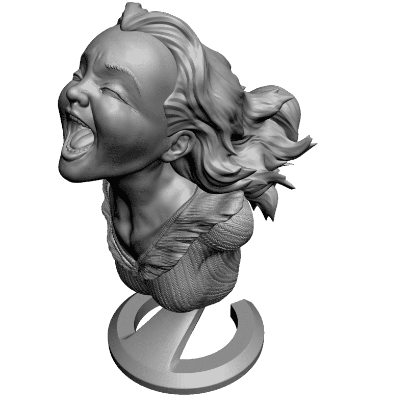 картинка Радостный крик L2-053 3D-STL.COM