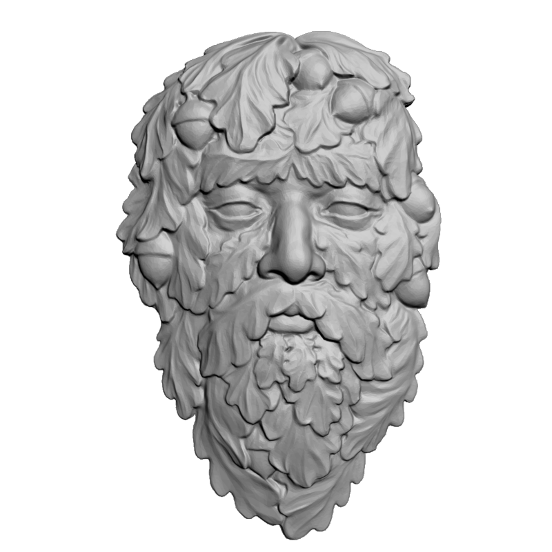 картинка Леший лицо L1-132 3D-STL.COM
