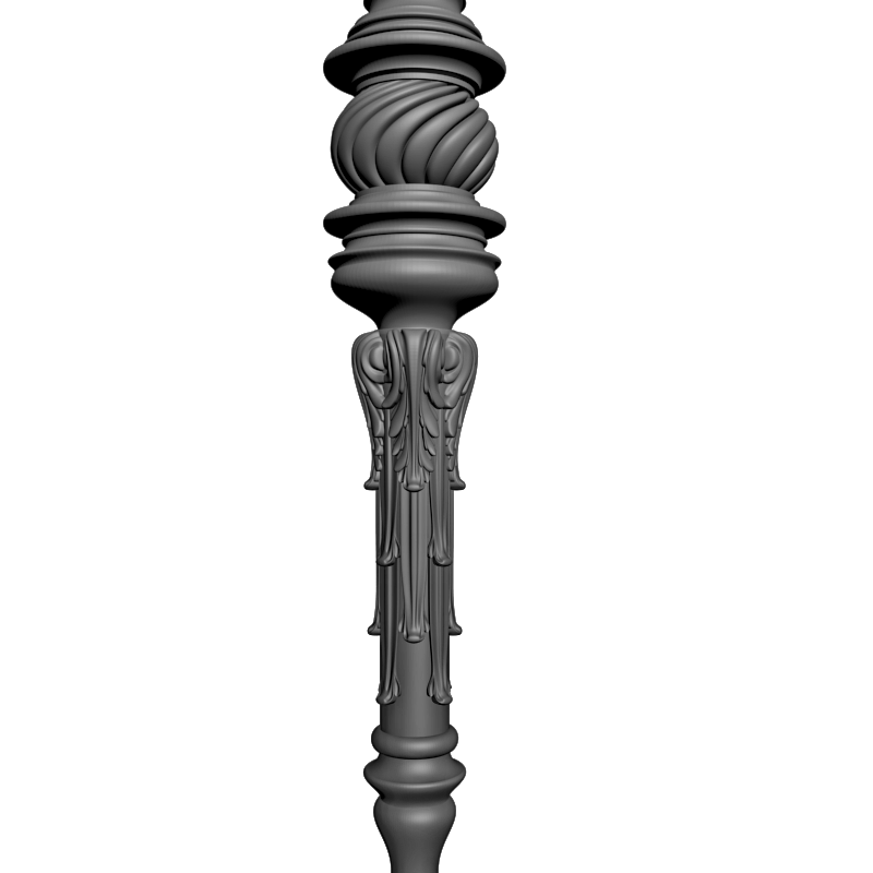 картинка Ножка мебельная M6-096 3D-STL.COM