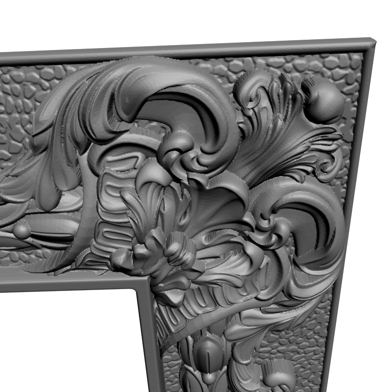 картинка Рама резная D14-397 3D-STL.COM
