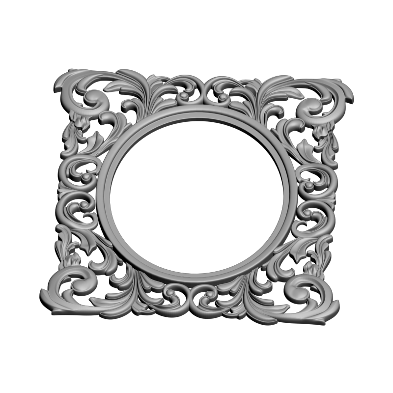 картинка Рамка резная D14-620 3D-STL.COM