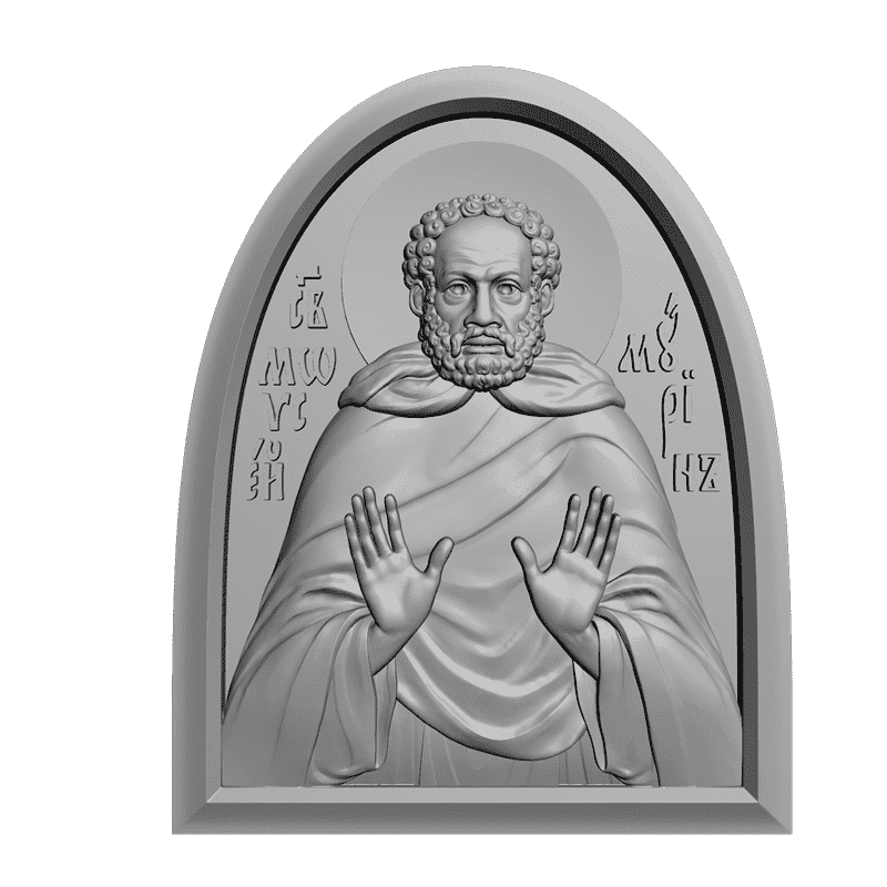 картинка Святой Моисей V3-118 3D-STL.COM