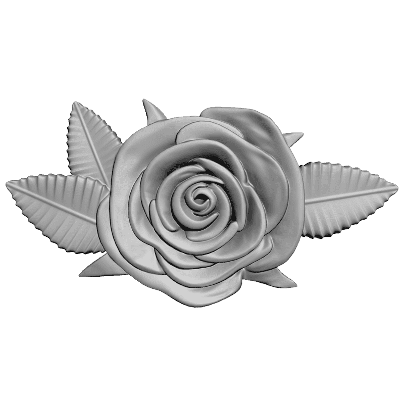 3d model rose