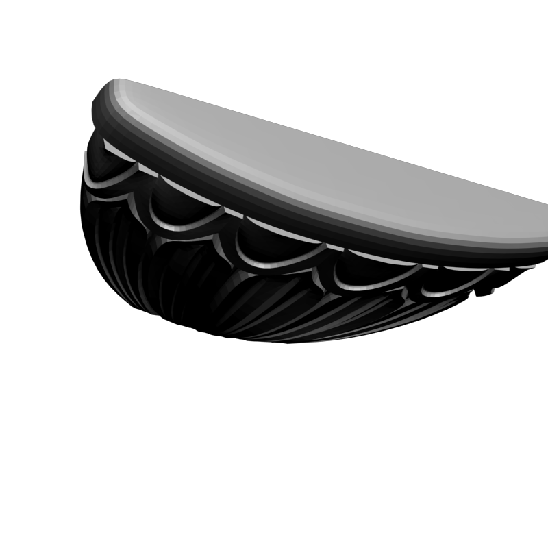 картинка Кронштейн резной D9-213 3D-STL.COM