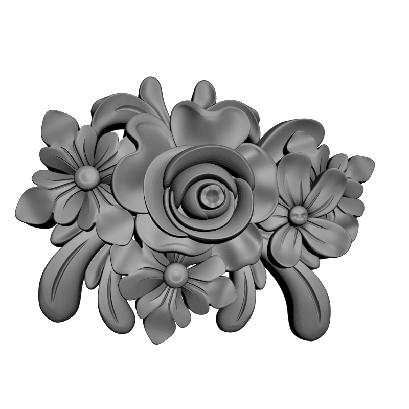 картинка Цветы F4-115 3D-STL.COM
