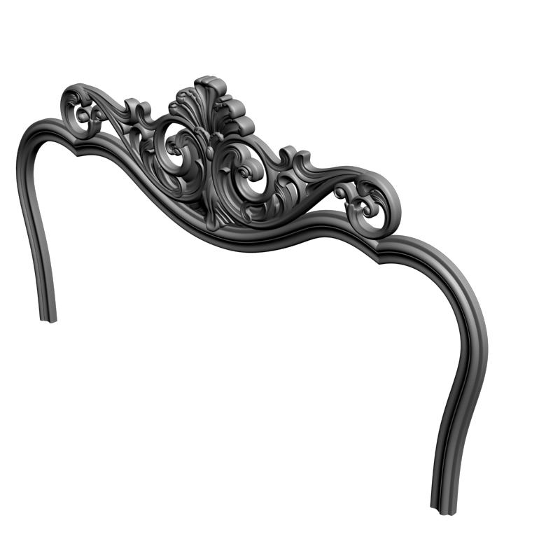 картинка Верх спинки мебельной M13-055 3D-STL.COM