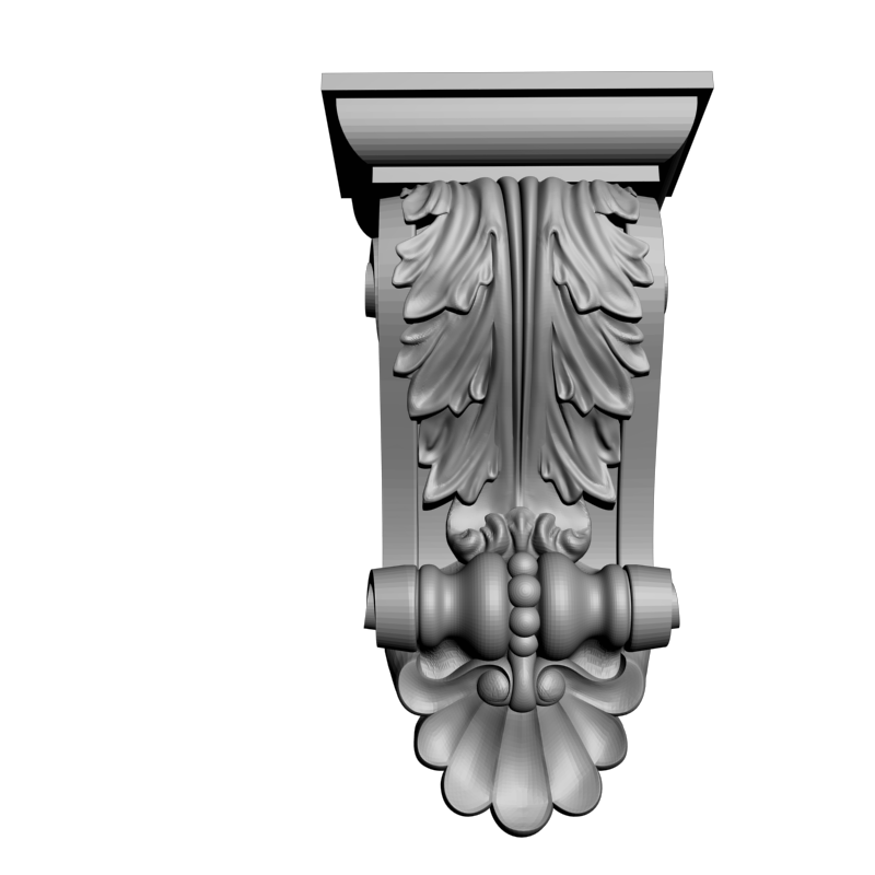 картинка Кронштейн резной D9-221 3D-STL.COM