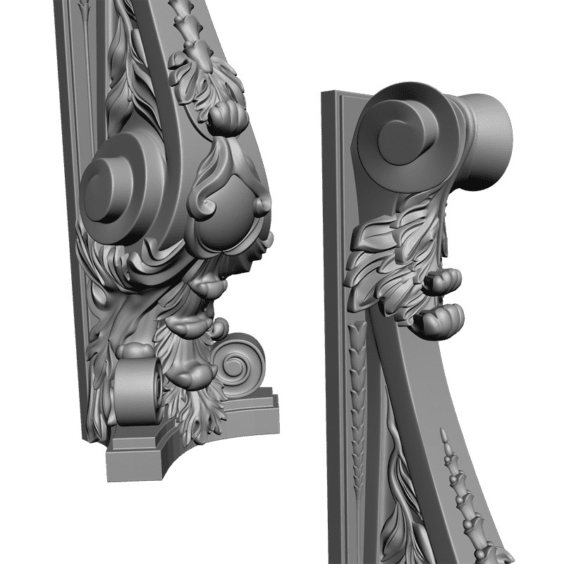 картинка Столб D17-017 3D-STL.COM