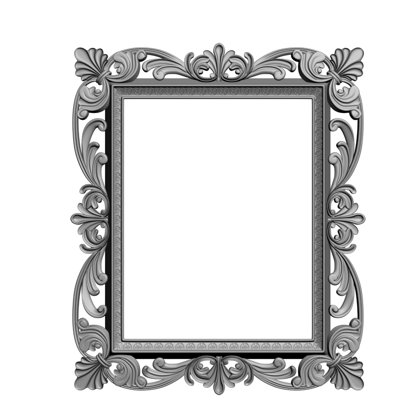 картинка Рама резная D14-557 3D-STL.COM