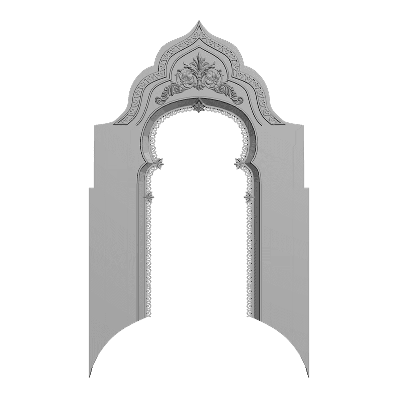 картинка Набор. 24 Детали иконостаса V2-013 3D-STL.COM