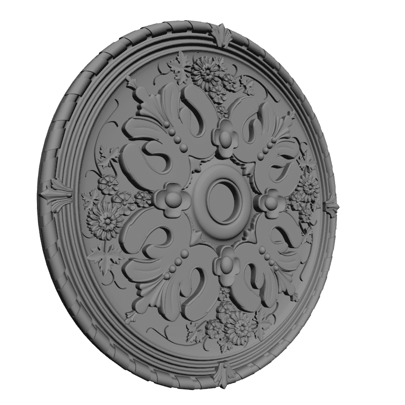 картинка Розетка декоративная D16-272 3D-STL.COM