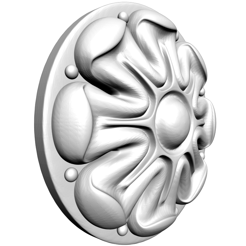 картинка Розетка резная D16-321 3D-STL.COM