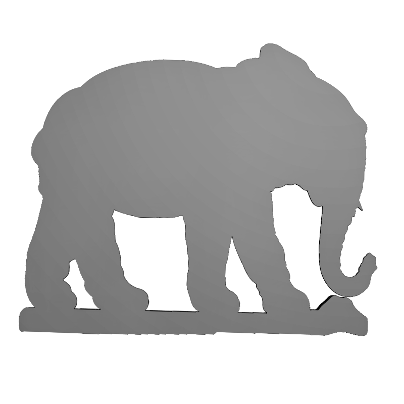 картинка Индийский слон F1-256 3D-STL.COM