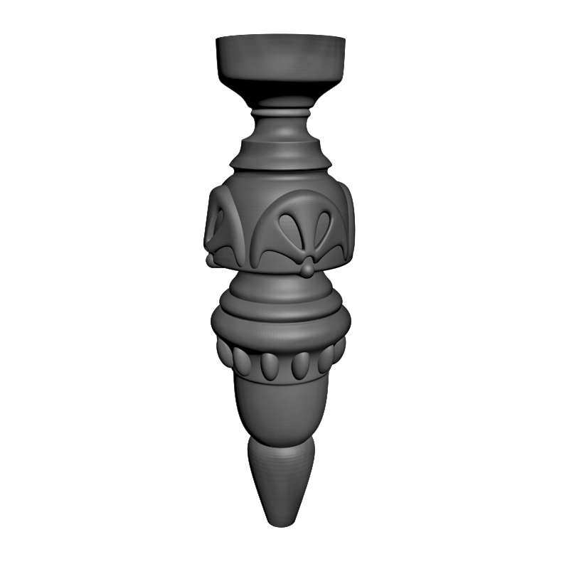 картинка Ножка мебельная M6-100 3D-STL.COM