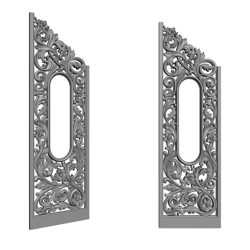 картинка Царские врата. 3 файла V9-054 3D-STL.COM
