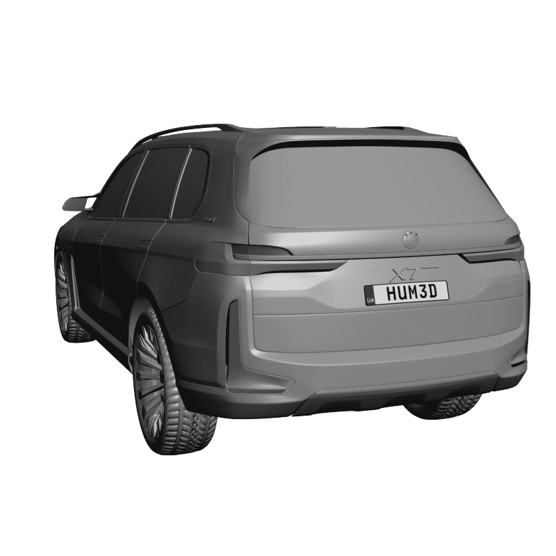 картинка BMW X7 concept 2017 vray RT3-030 3D-STL.COM