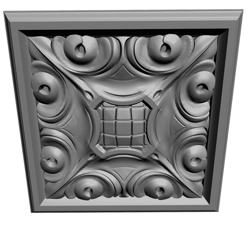 картинка Розетка резная D16-180 3D-STL.COM