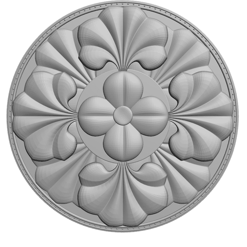 картинка Розетка резная D16-074 3D-STL.COM