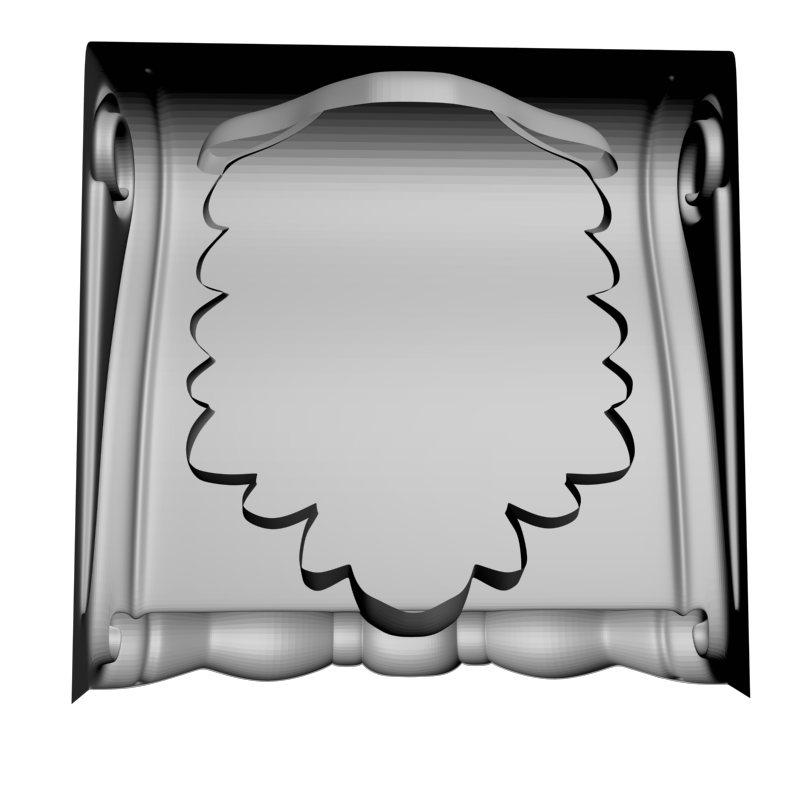 картинка Кронштейн резной D9-216 3D-STL.COM