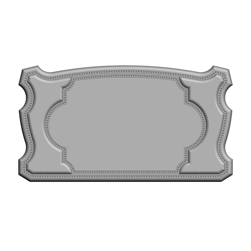 картинка Нарды левая PI2-122 3D-STL.COM