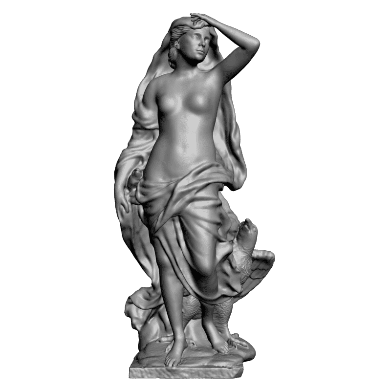 картинка Голая Девушка-С Орлом L3-205 3D-STL.COM